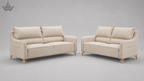 Polofill Leather Sofa Set