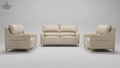 Polofill Leather Sofa Set