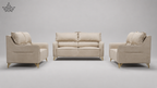 Polofill Leather Sofa Set