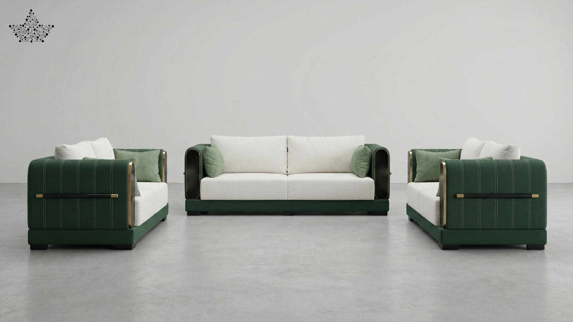 Green Lam Sofa