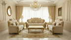 Florentine Gold Sofa Set