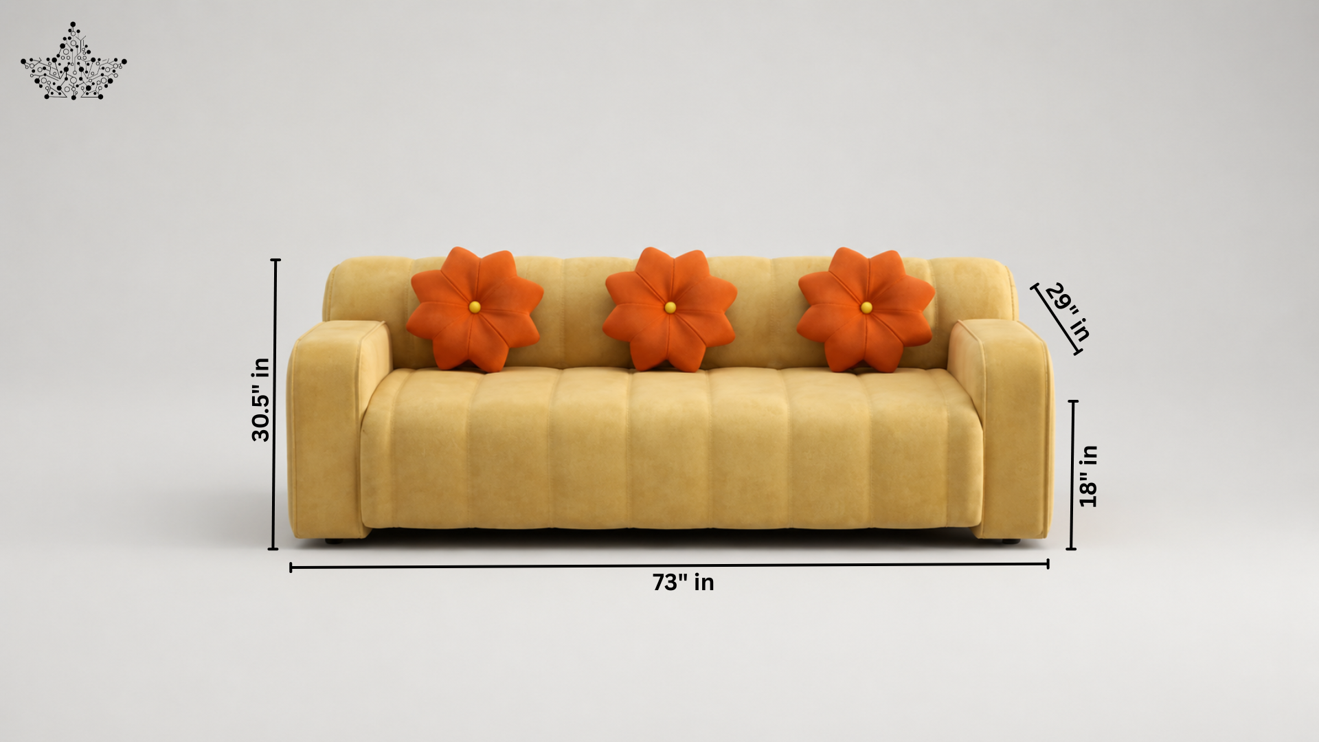 Zudiac Cream Sofa