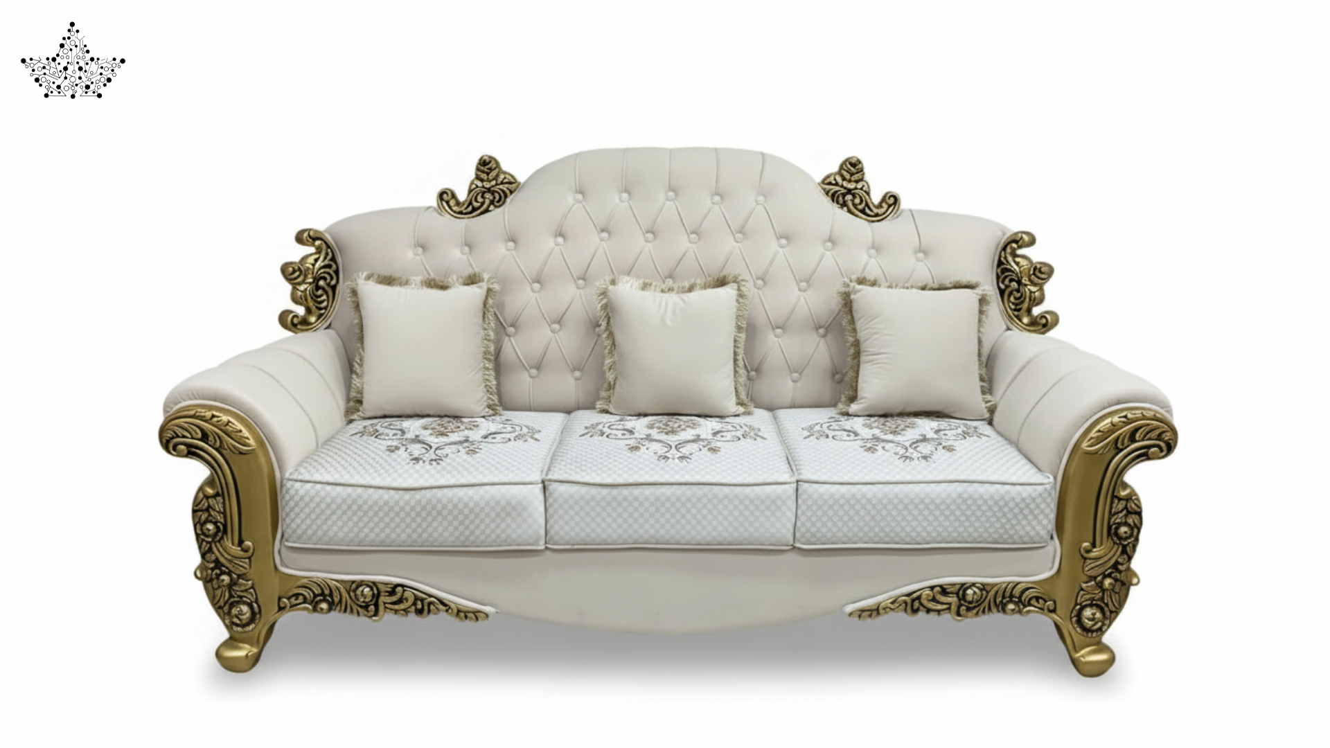 Florentine Gold Sofa Set