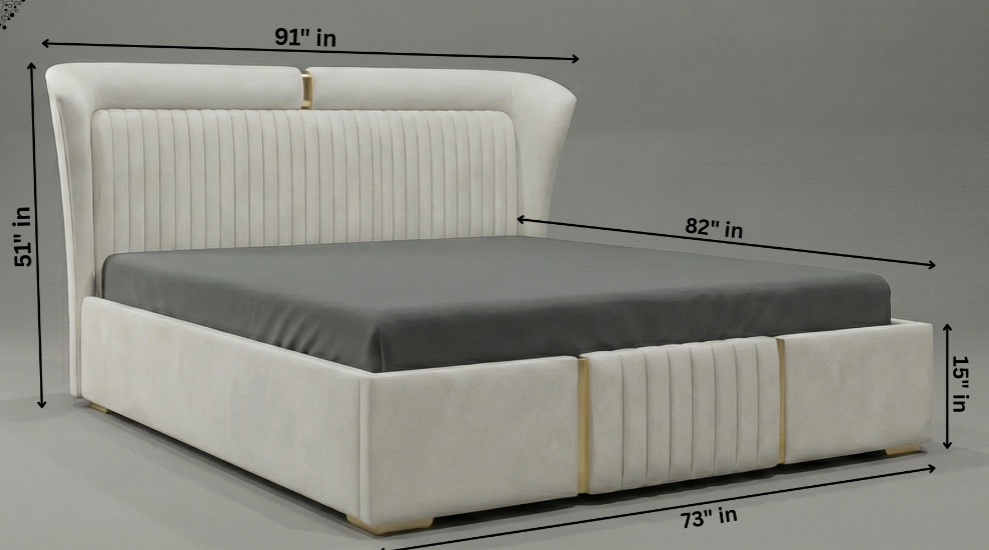 Wing Curve Bed