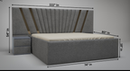 Big Luxury Upholstered Bed | Ardas Interior