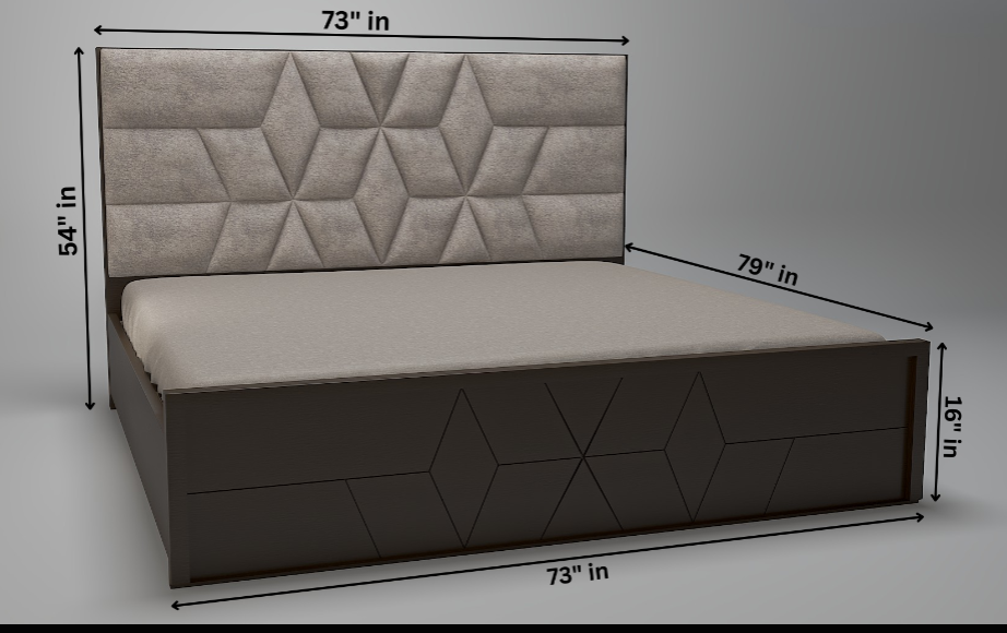 Diamond cut bed | Ardas Interior