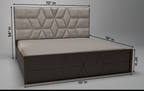 Diamond cut bed | Ardas Interior
