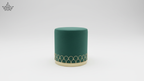 Emerald Velvet Stool