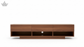 Minimalist Solid Wood TV Console (6 ft)