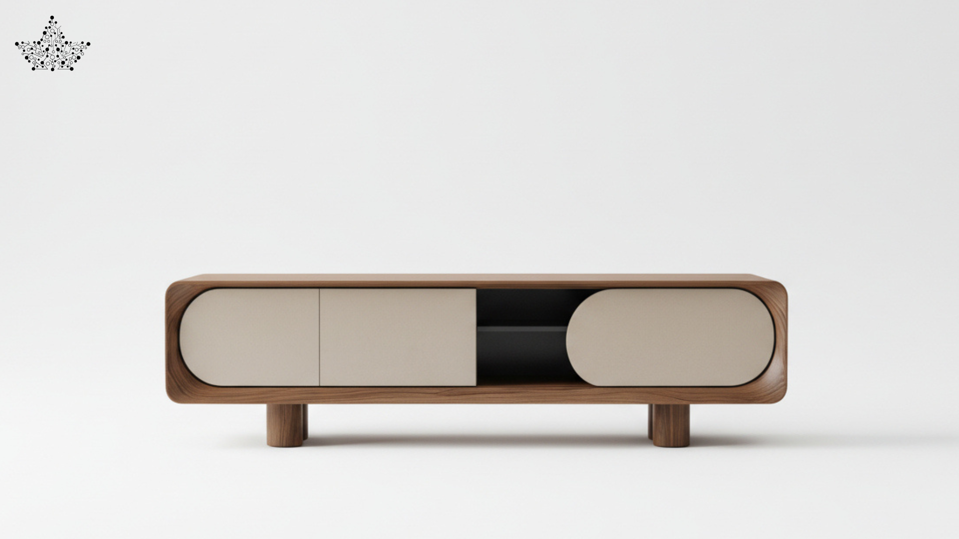 Organic Curve TV Console (6 ft.)
