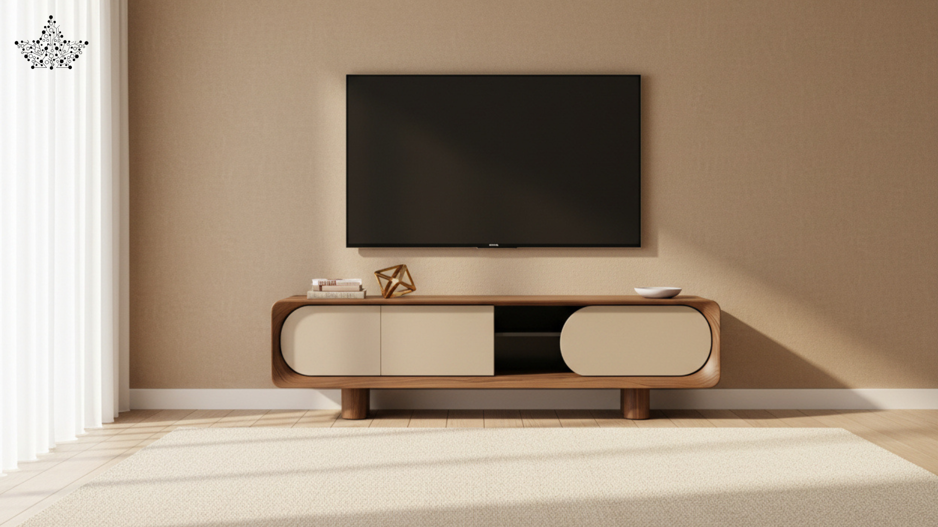 Organic Curve TV Console (6 ft.)