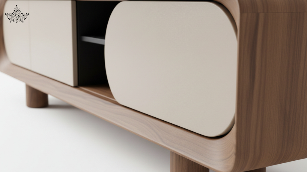 Organic Curve TV Console (6 ft.)