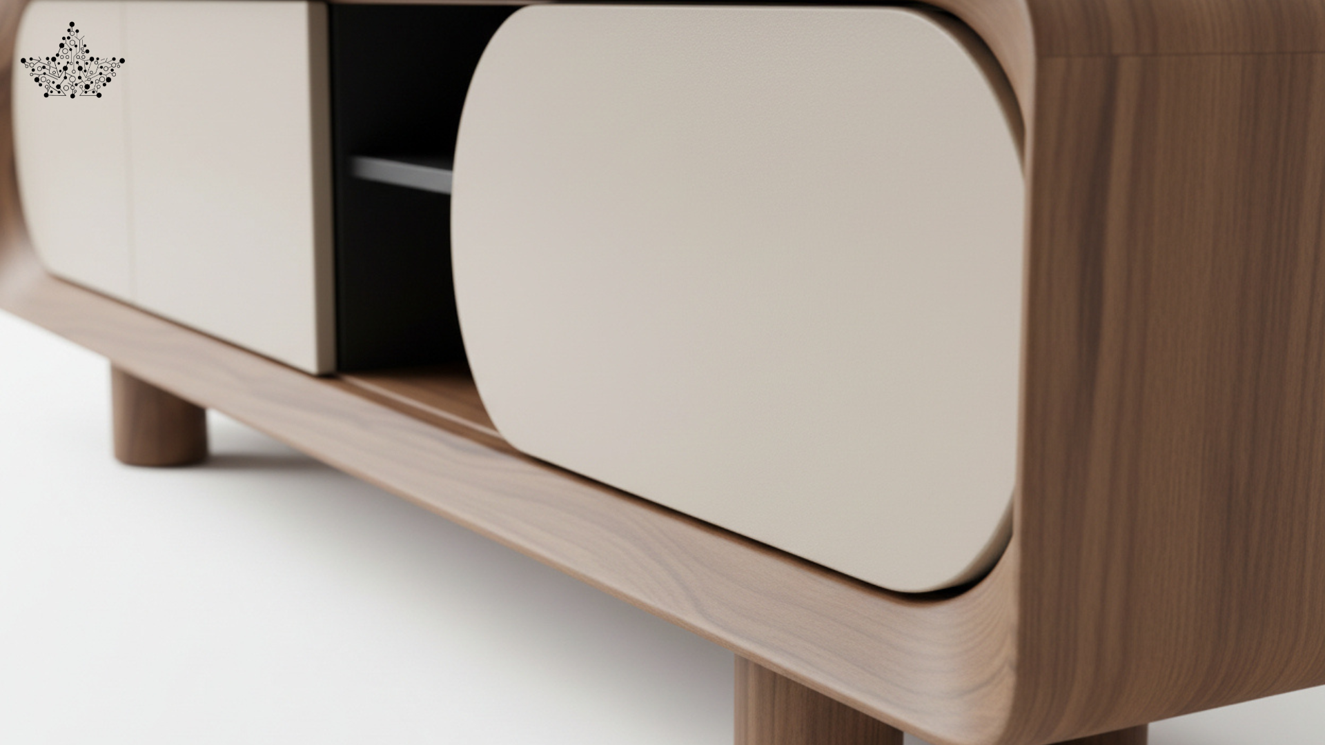 Organic Curve TV Console (6 ft.)