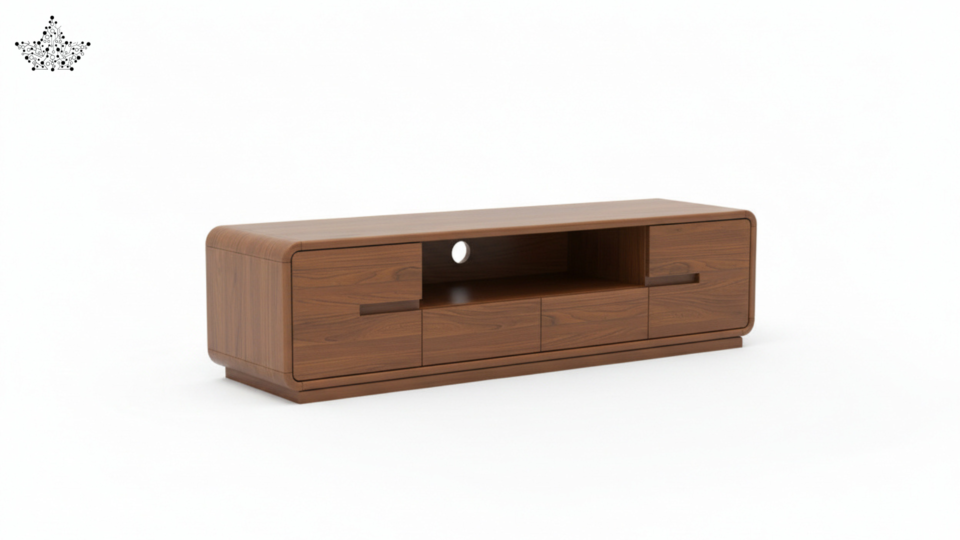 Walnut TV Unit