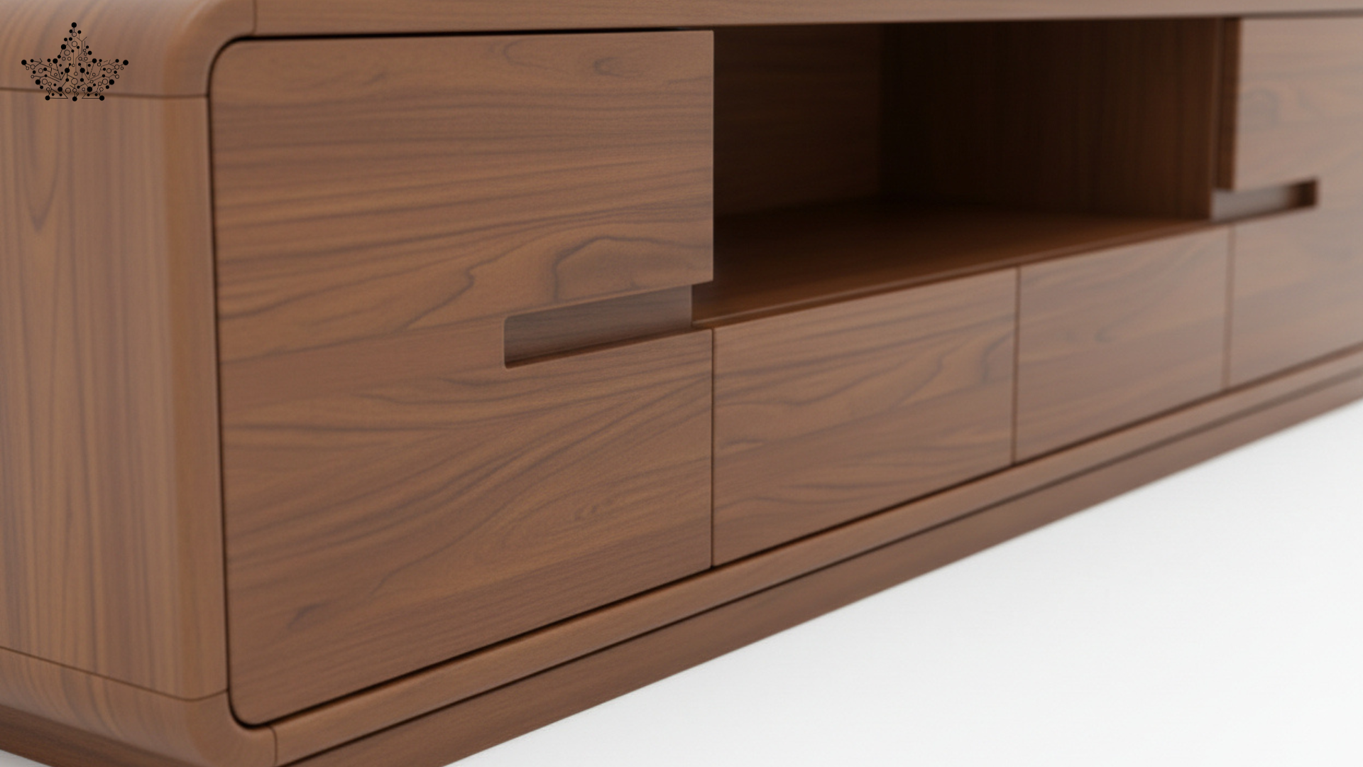 Walnut TV Unit