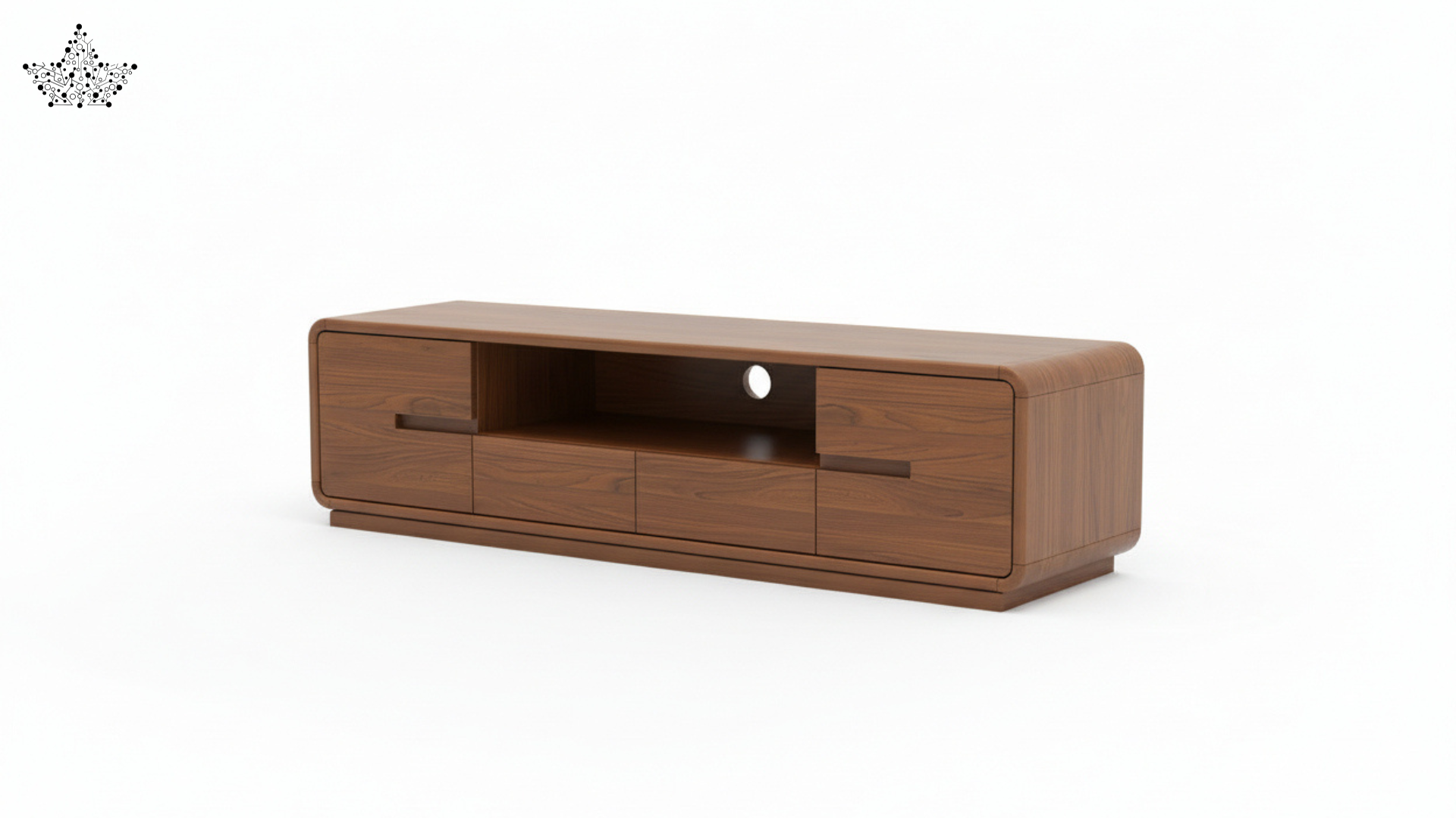 Walnut TV Unit