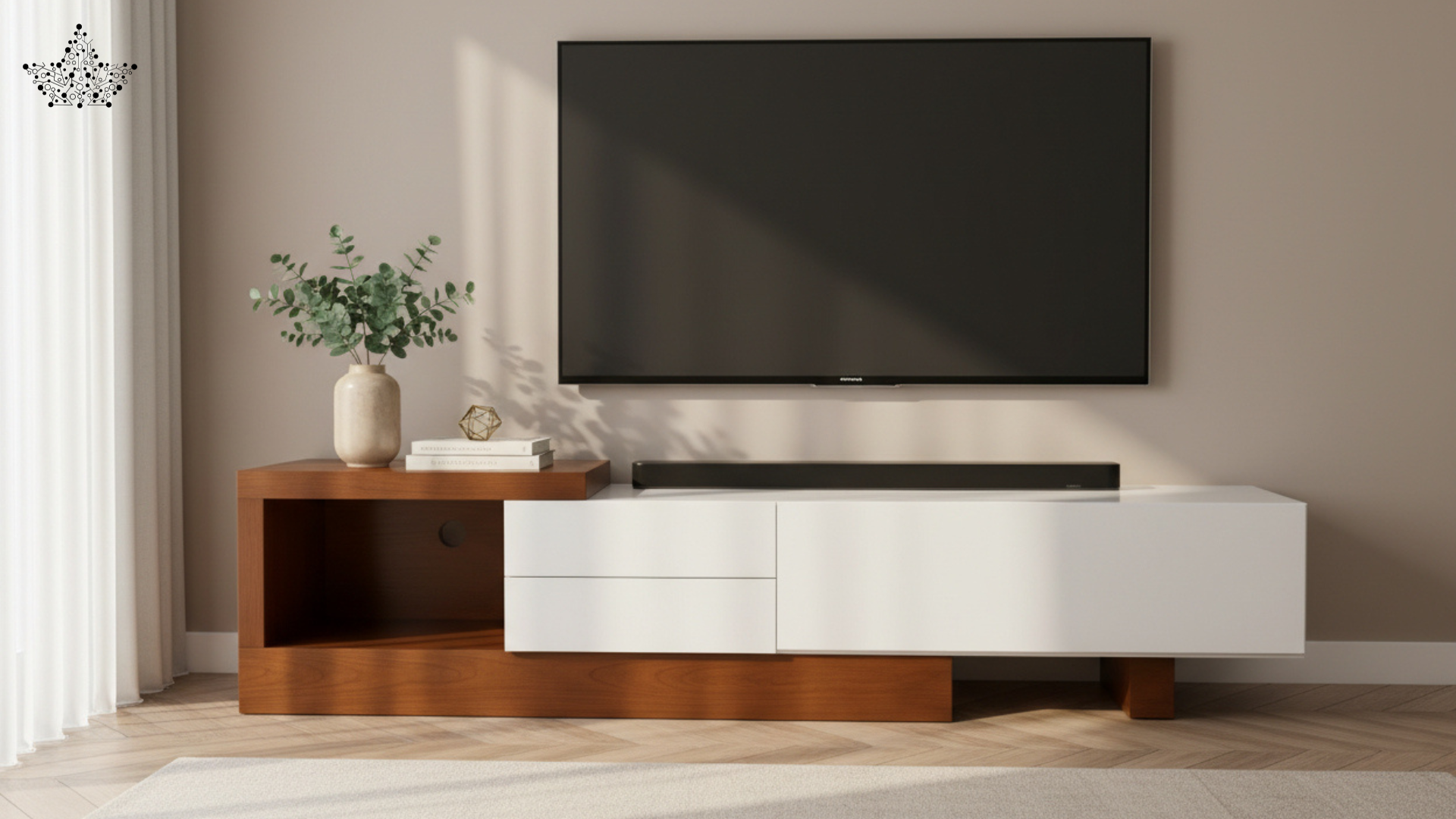 Tri-Tone TV Unit(6.5 feet)