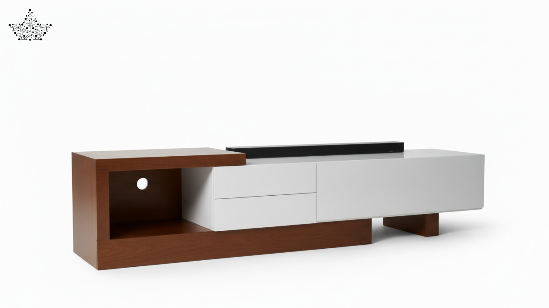 Tri-Tone TV Unit(6.5 feet)