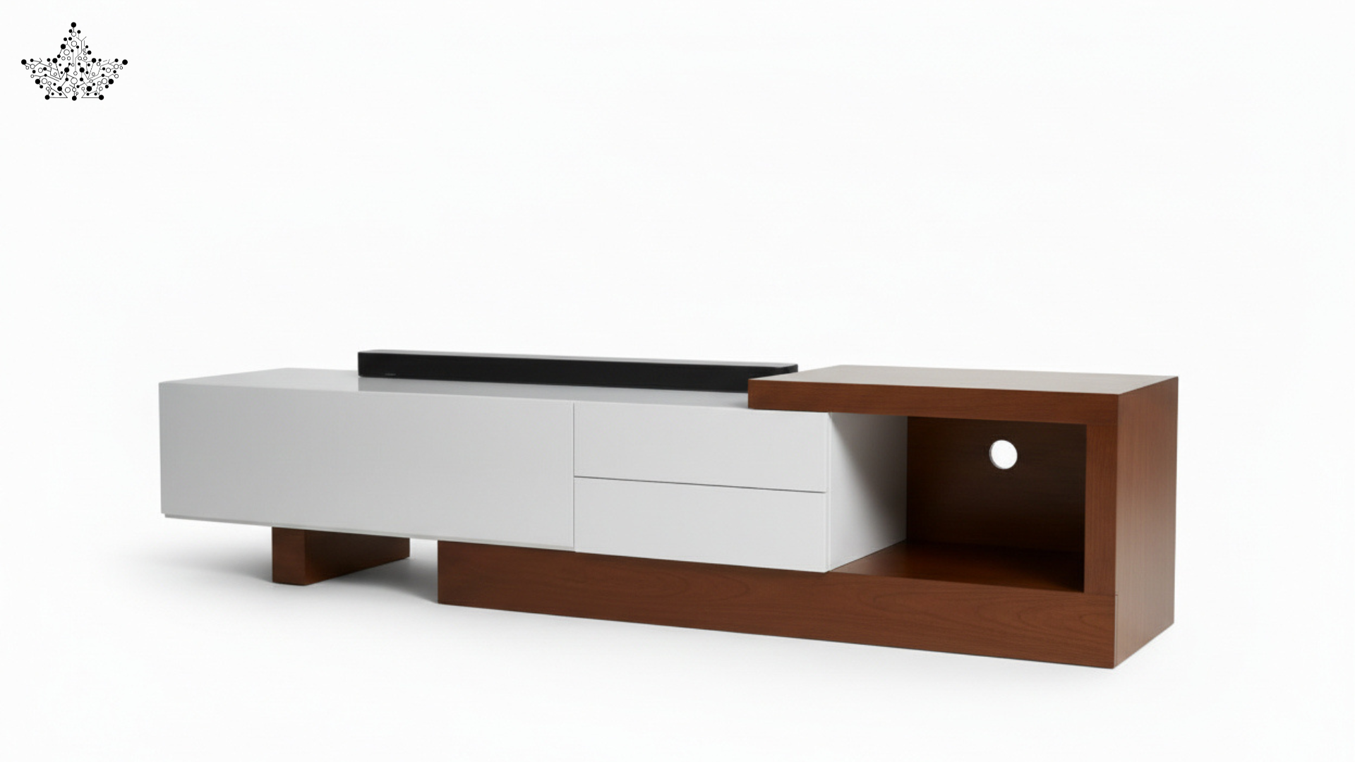 Tri-Tone TV Unit(6.5 feet)