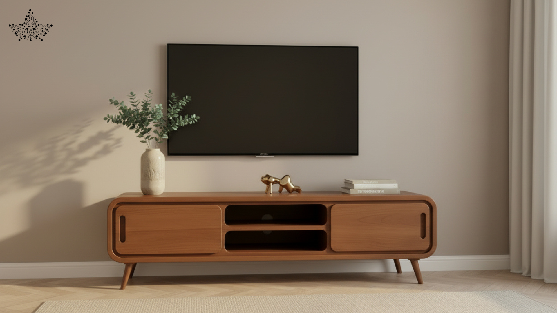 Mid-Century TV Unit (5 ft.)