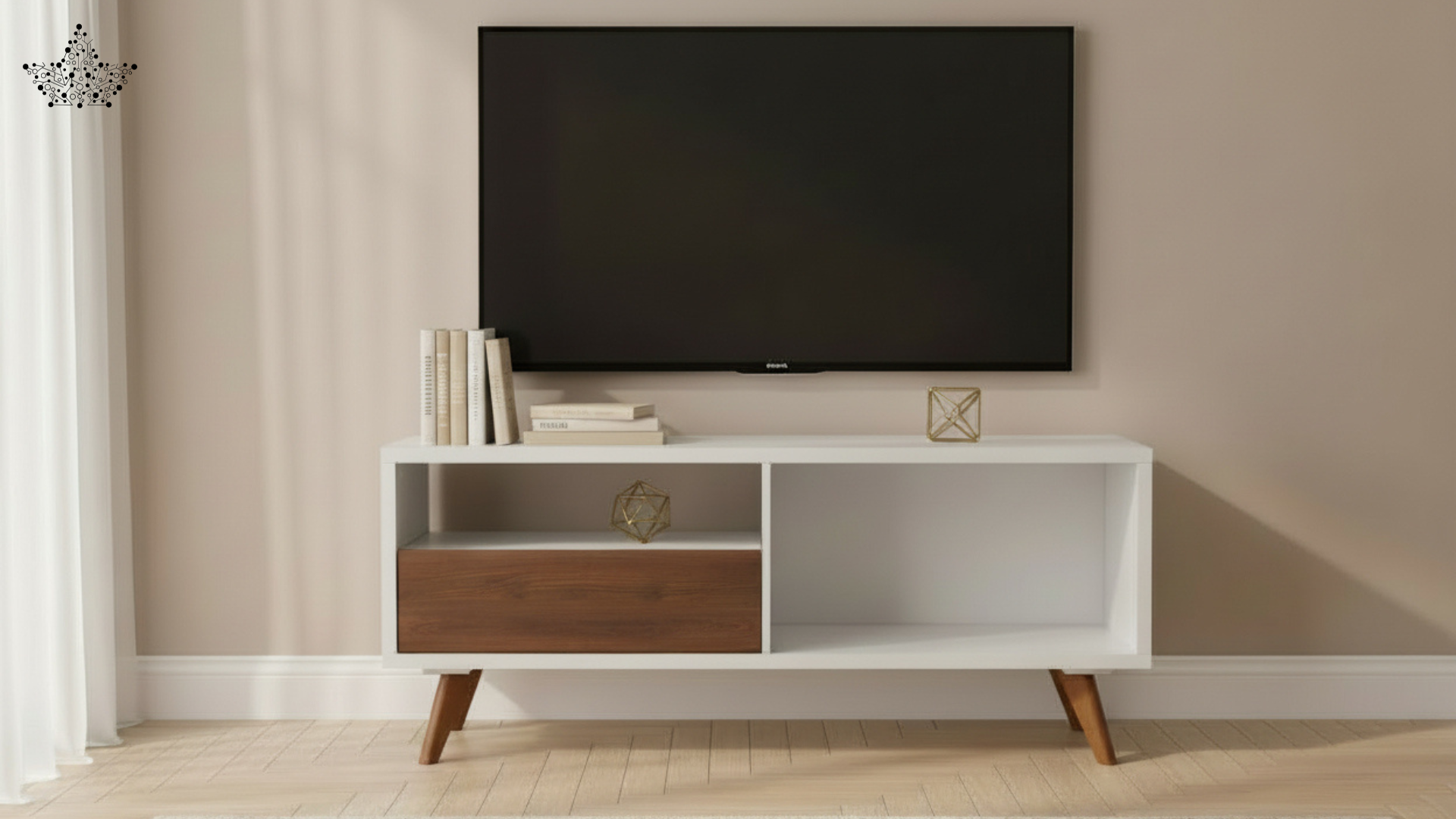 Scandinavian TV Unit 77 (4 ft.)