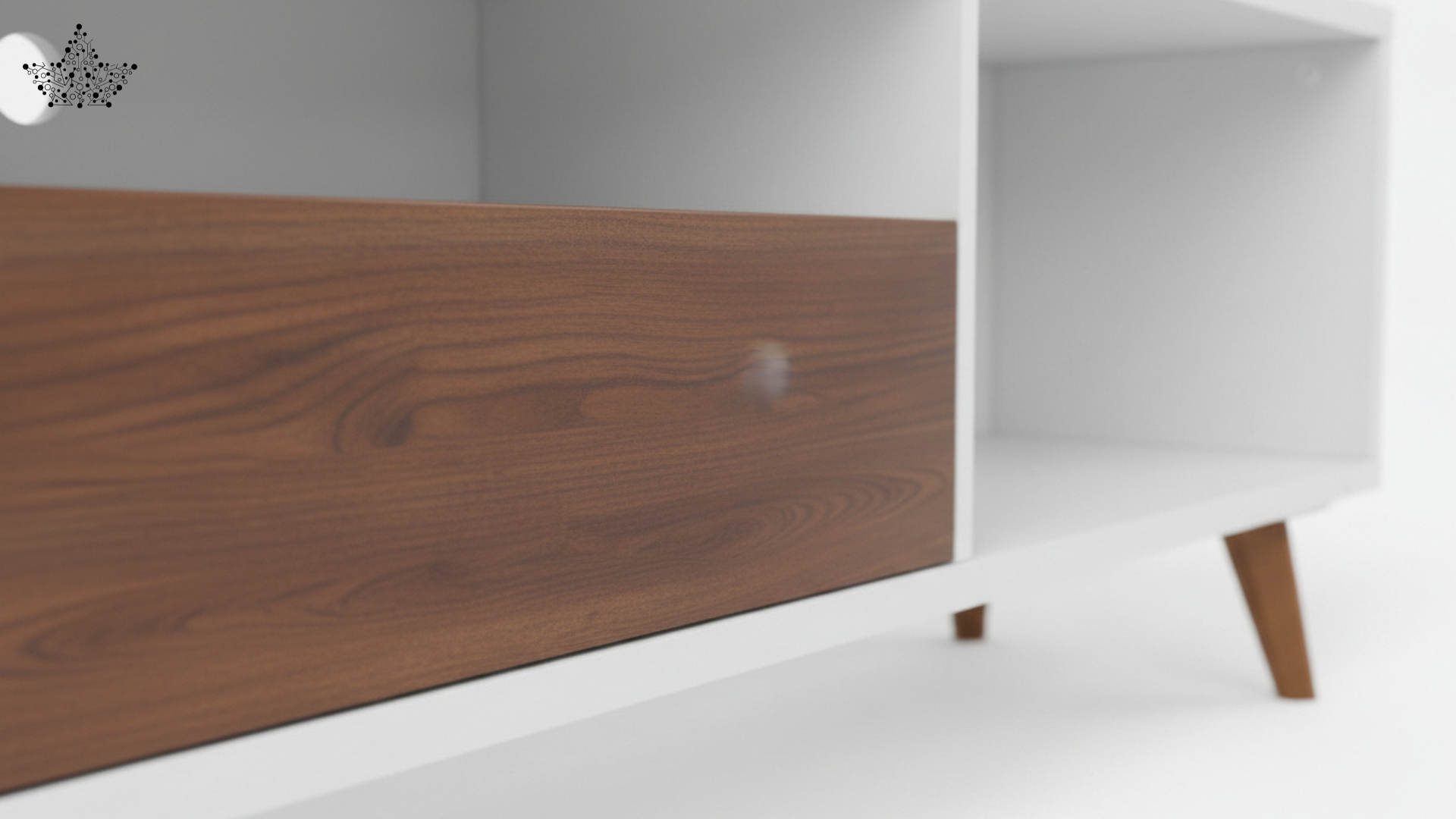 Scandinavian TV Unit 77 (4 ft.)