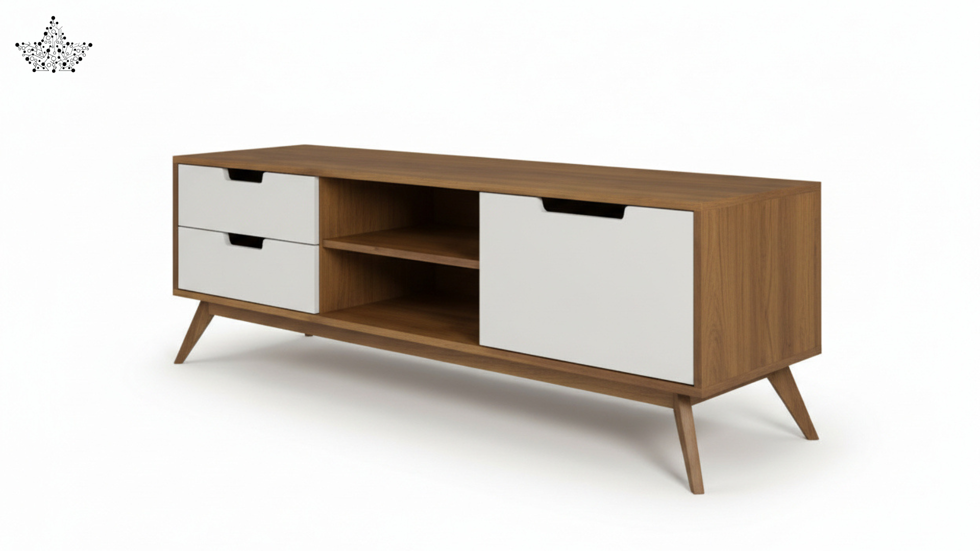 Scandinavian TV Unit 88 (5 ft.)