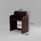 Walnut Study Table | Ardas Interior