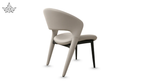Modern chair with a white background