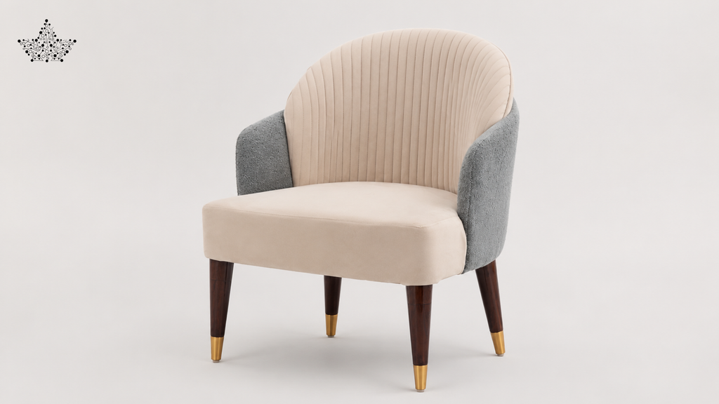 Plisse Barrel Chair