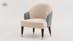 Plisse Barrel Chair