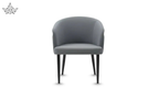 Gray chair on a white background