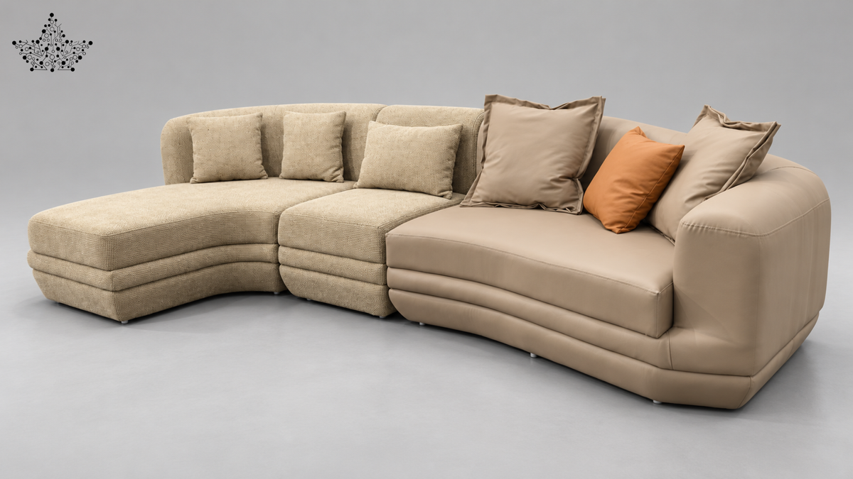 Ardas Aura Curved Sofa Set