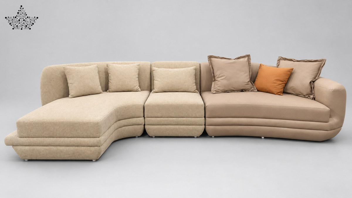 Ardas Aura Curved Sofa Set
