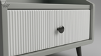 Curve Fluted Bed