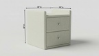 Nova Rounded Bedside Table