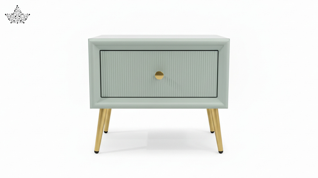 Grand Palace Bedside Table with Drawer