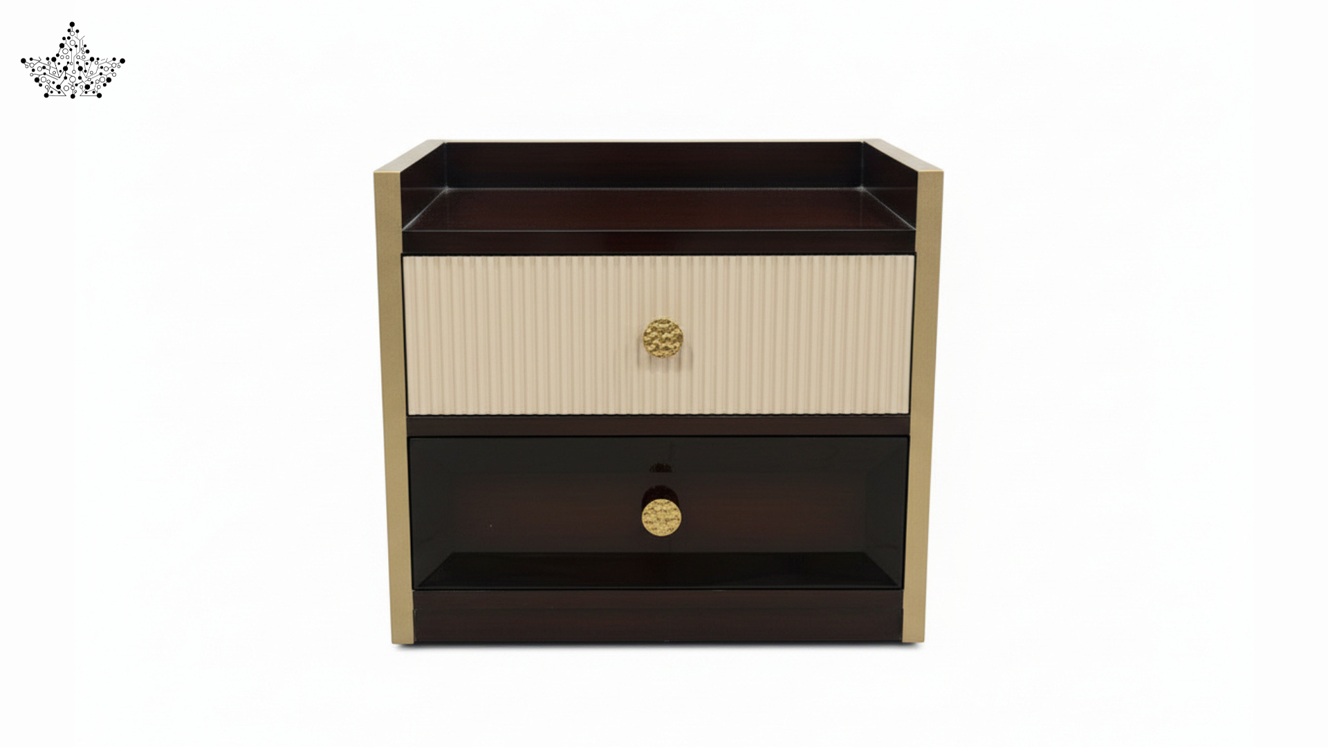 The Marquise Upholstered Bedside Table