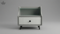 Curve Fluted Bedside Table