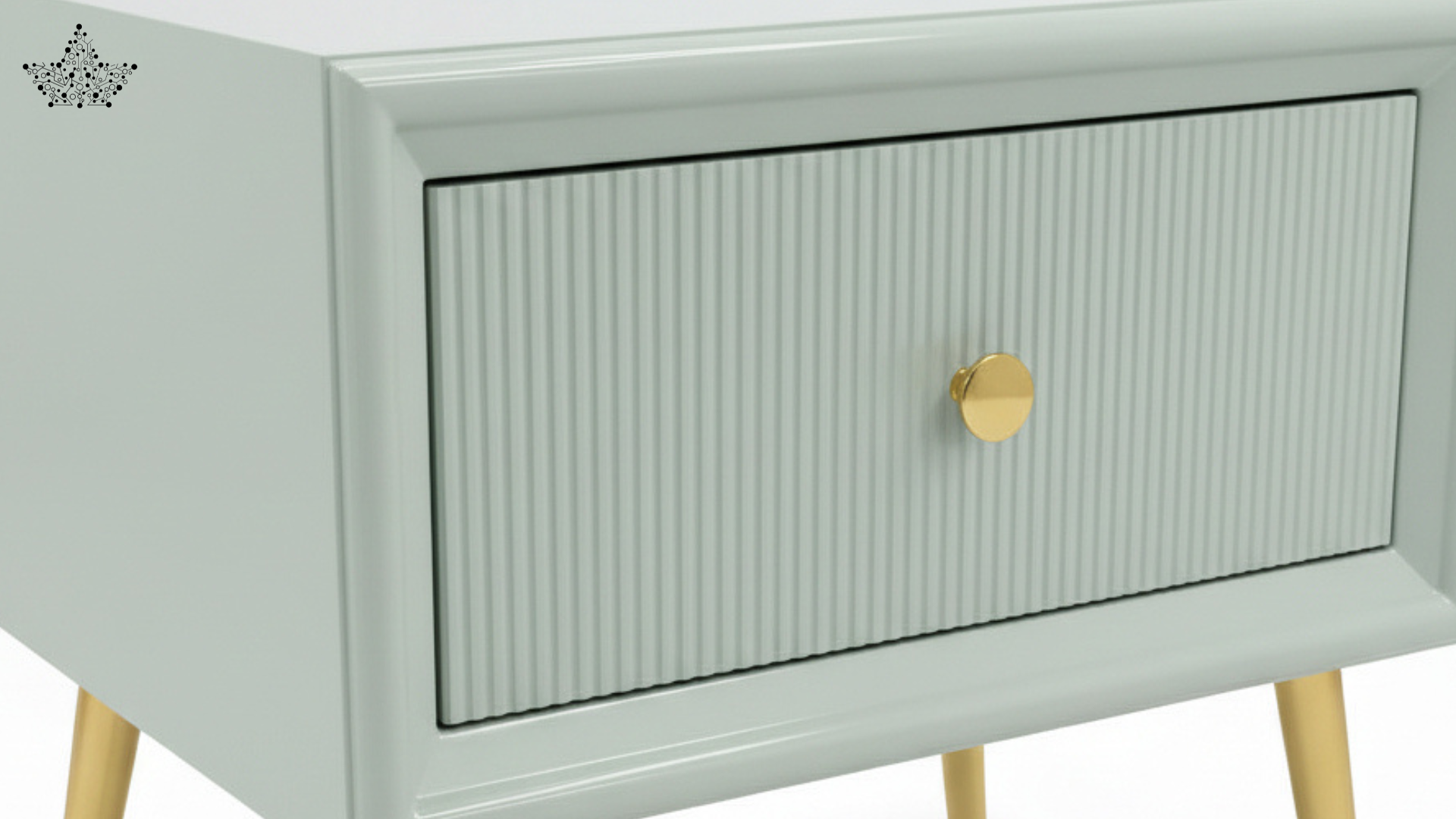 Grand Palace Bedside Table with Drawer