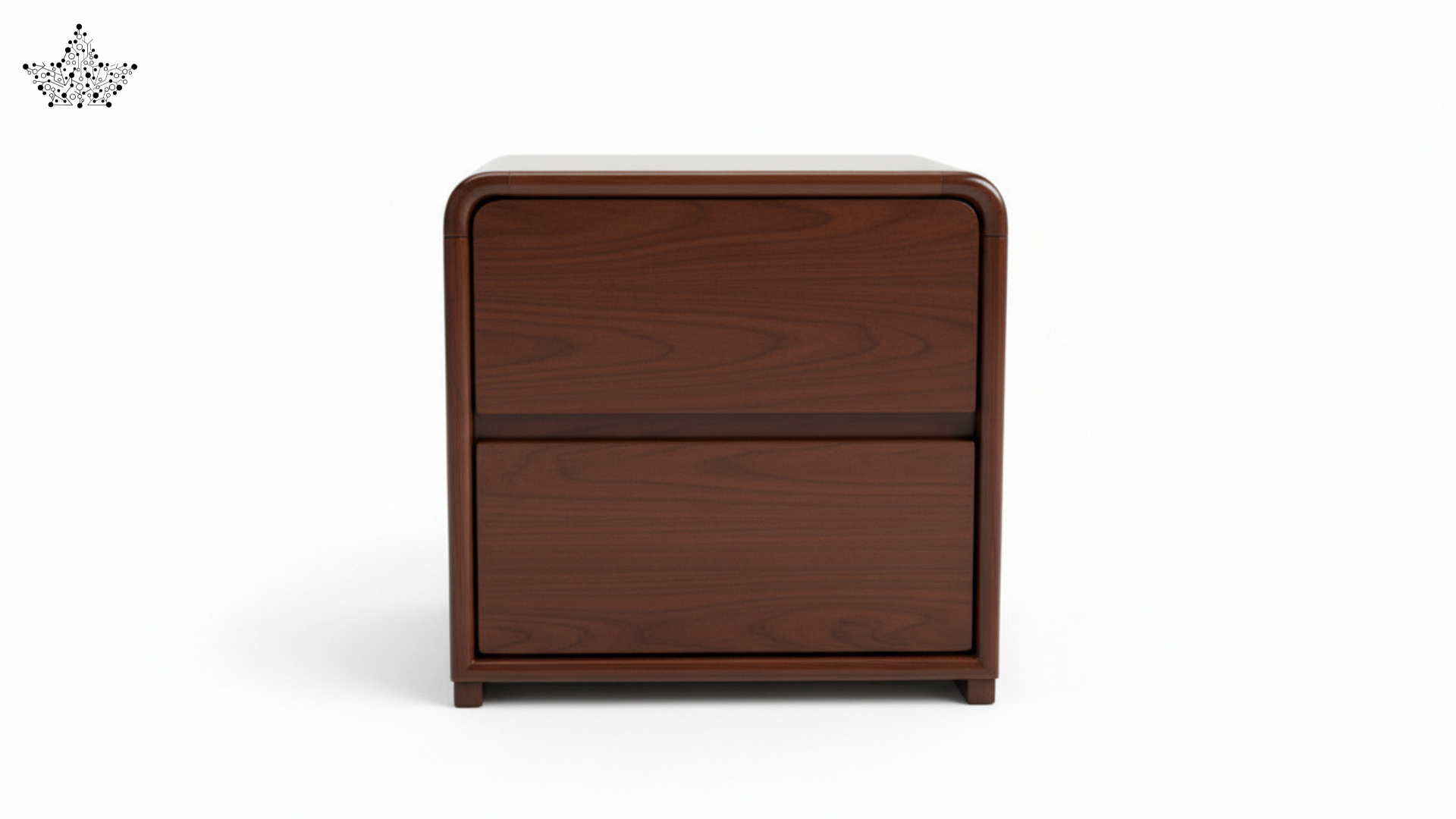 Milano Comfort Bedside Table with 2 Drawers