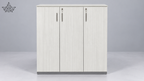 Ardas Ivory Three-Door Storage Cabinet