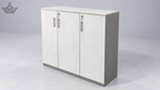 Ardas Ivory Three-Door Storage Cabinet