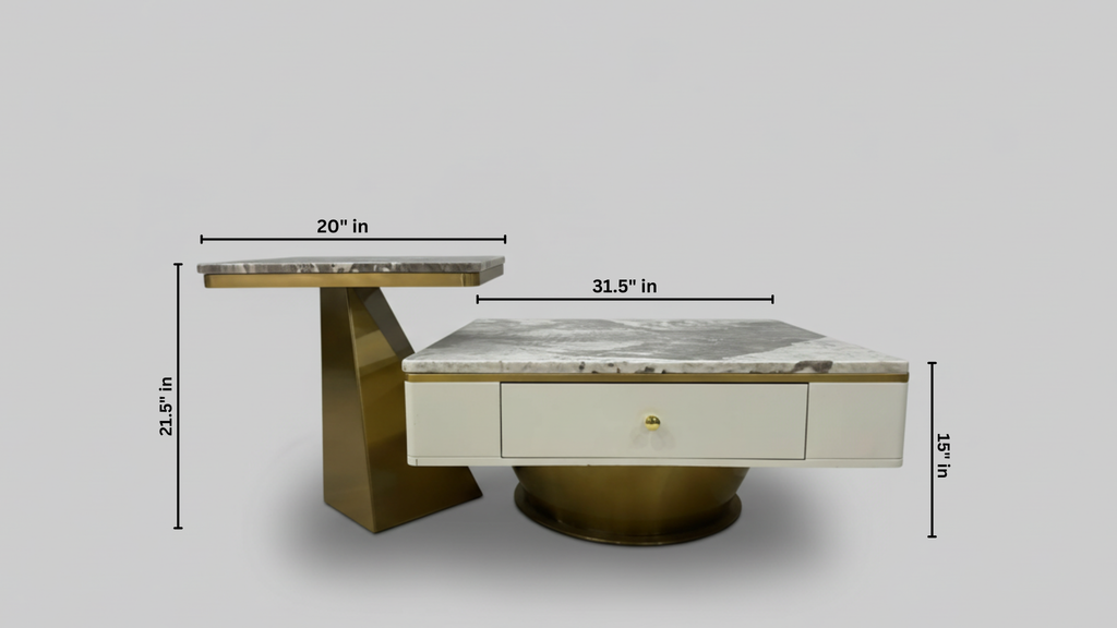 Twin Aura Center Table | Ardas Interior