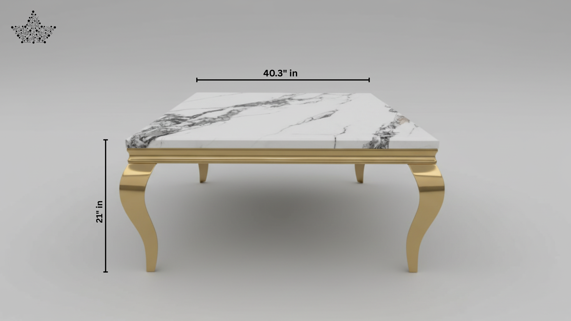 Golden Monarch Center Table | Ardas Interior