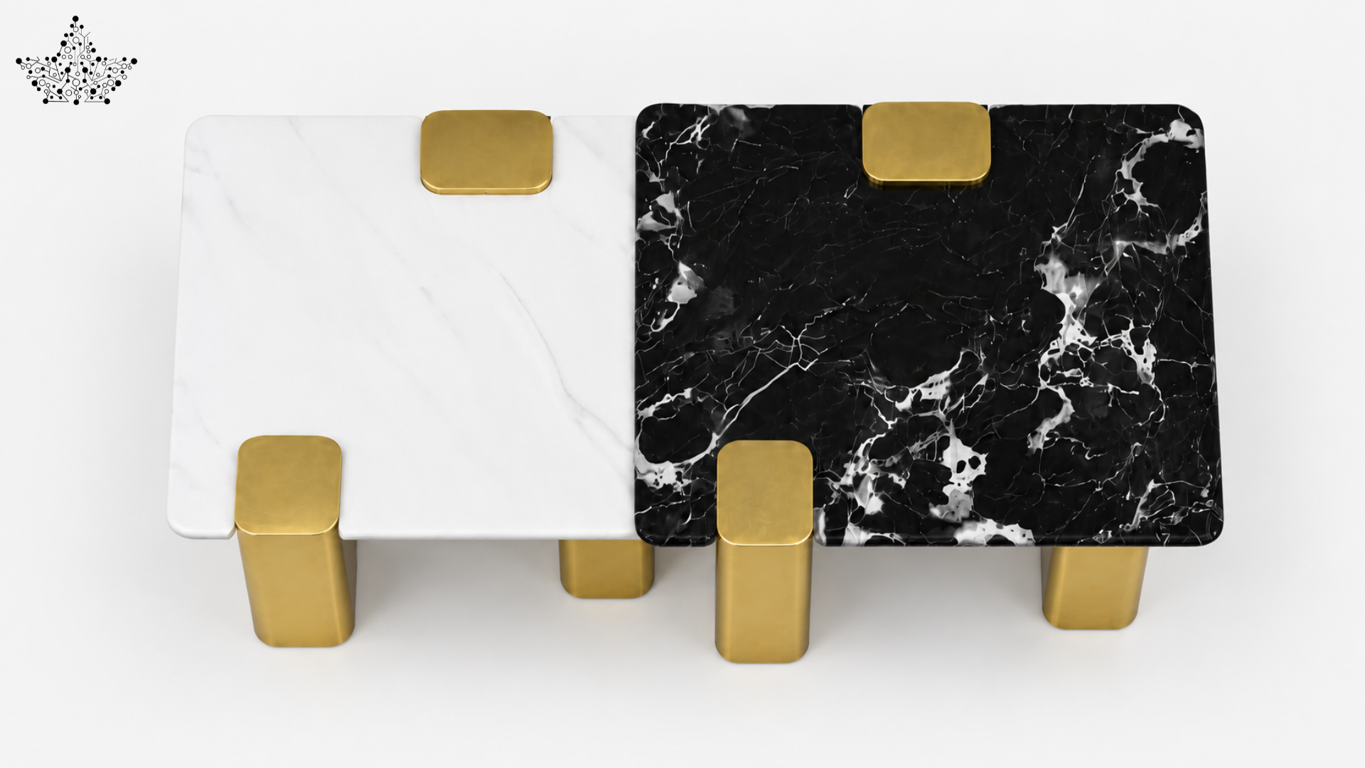 Duality Marble Center Table Set