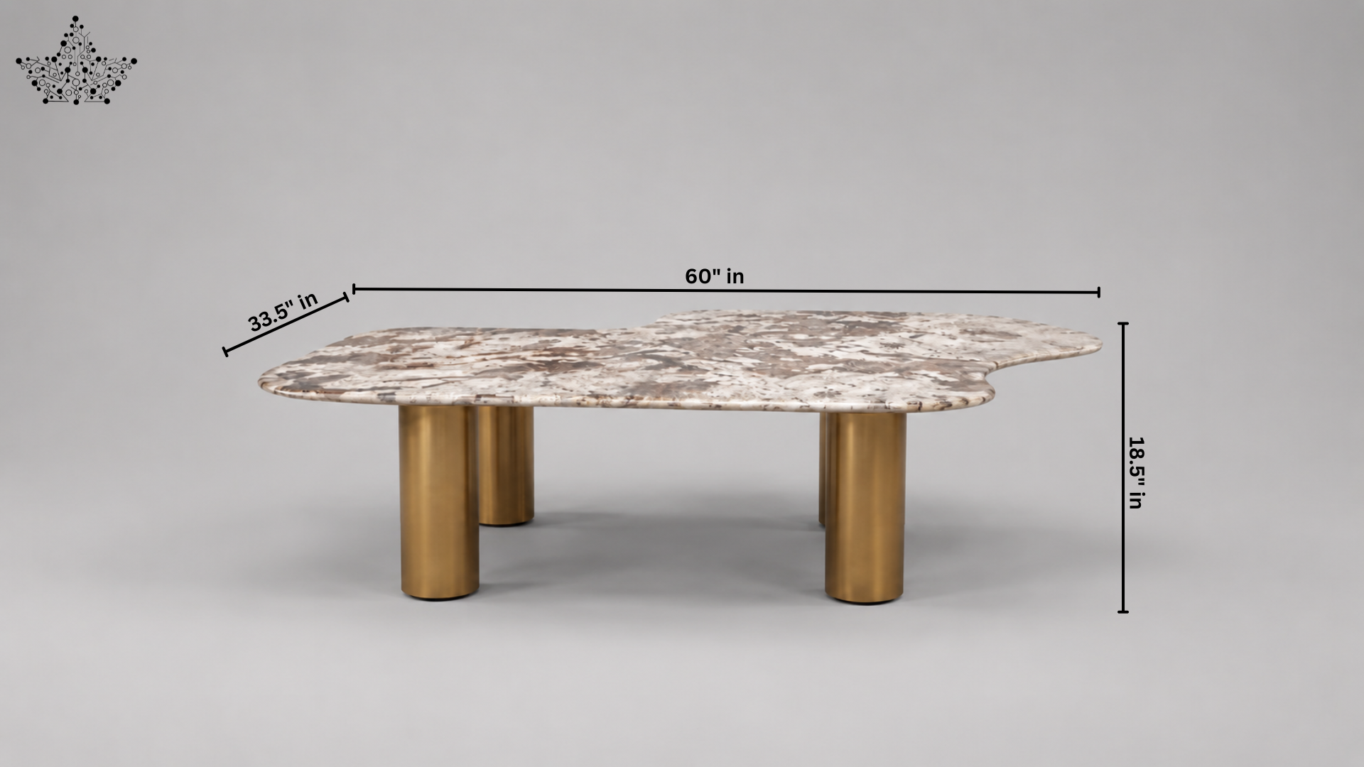 Trio Marble Center Table