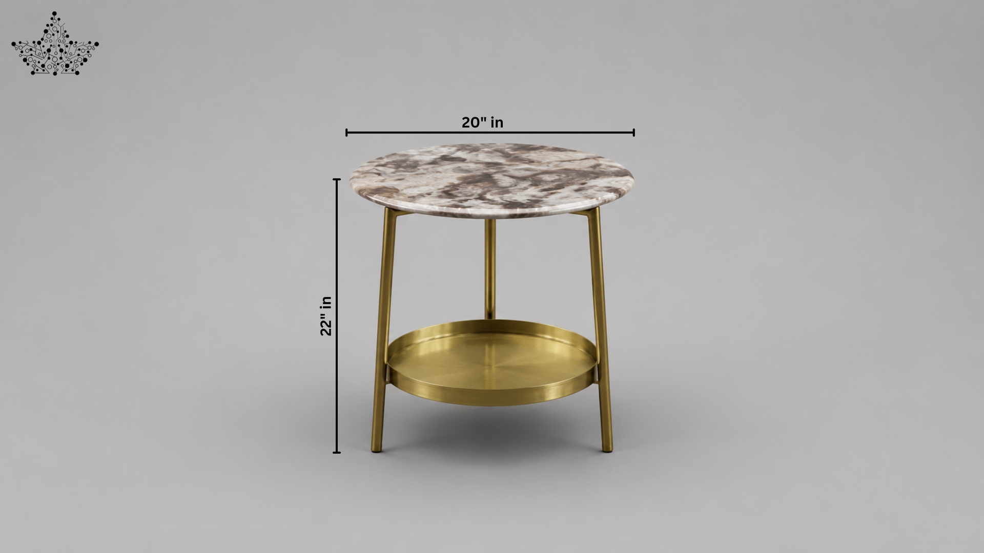 Trio Marble Center Table