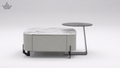 Black Glass Center Table 2PCS | Ardas Interior