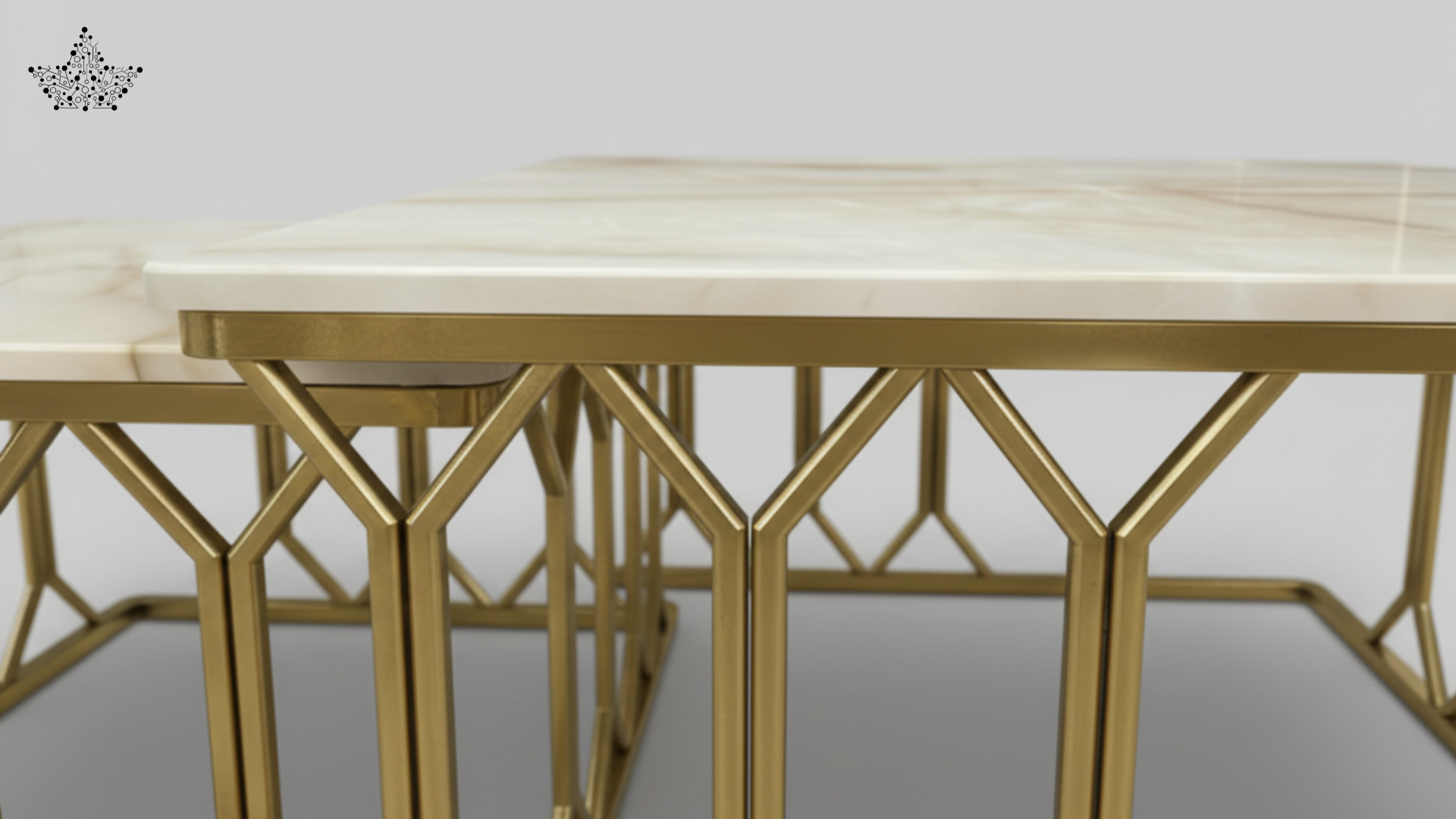 Italian Style Nested Center Table | Ardas Interior